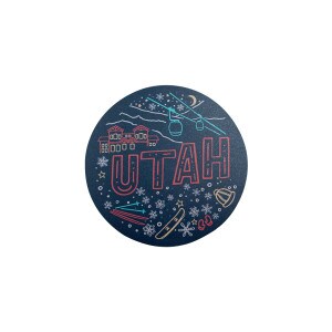 Utah Winter Sticker